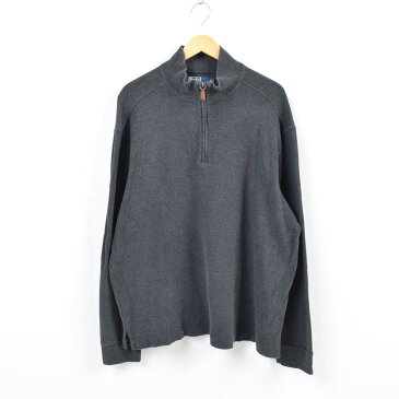 ラルフローレン Ralph Lauren POLO by Ralph Lauren ハイネック モックネック ハーフジップスウェットシャツ トレーナー メンズXL /wau0049 【中古】 【180730】