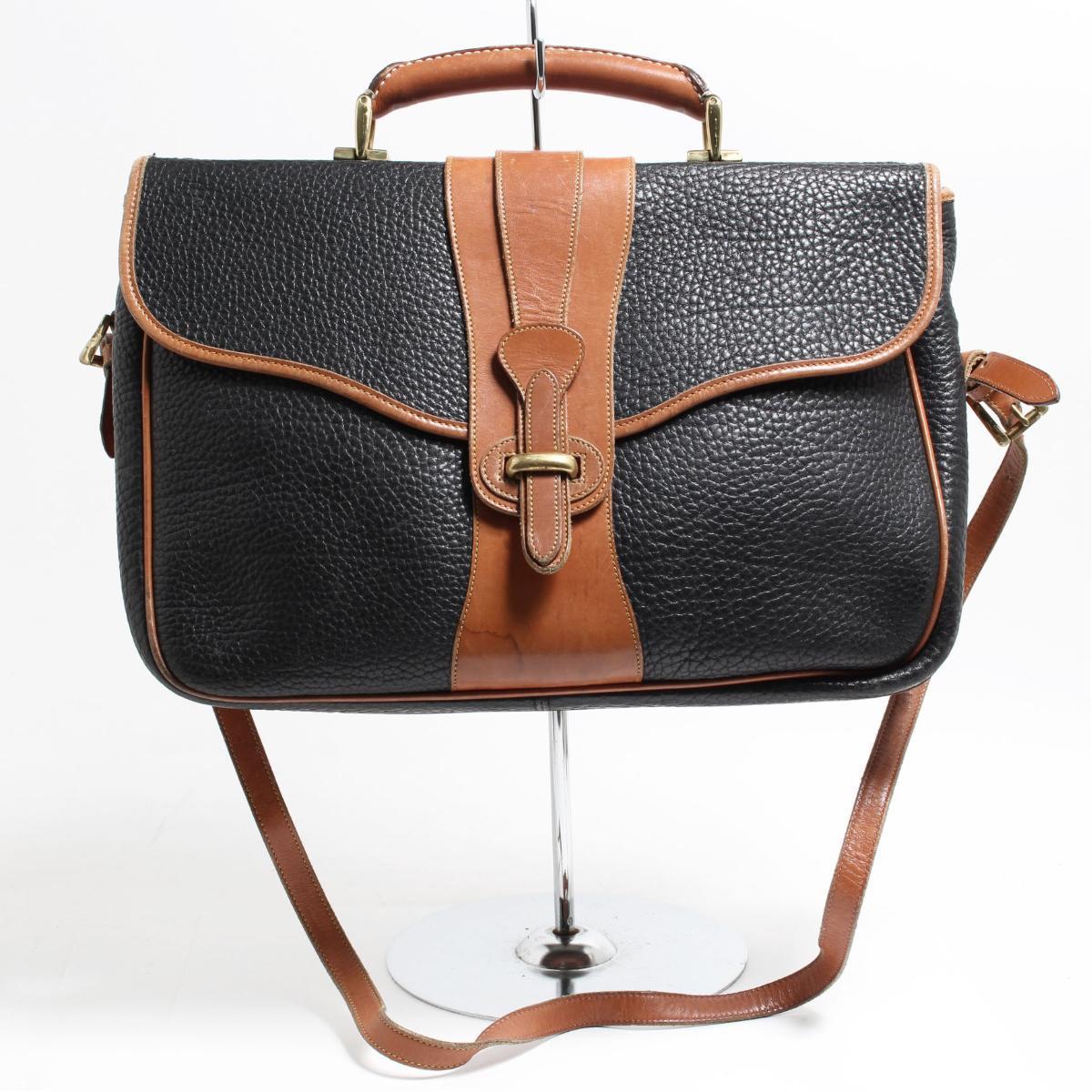70年代~ ドゥーニーアンドバーク DOONEY&BOURKE 本革レザー ビジネスバッグ ブリーフケース USA製 ヴィンテージ /anb8718 【中古】 【180805】【SS2007】【CS2007】【SS2101】【CS2101】