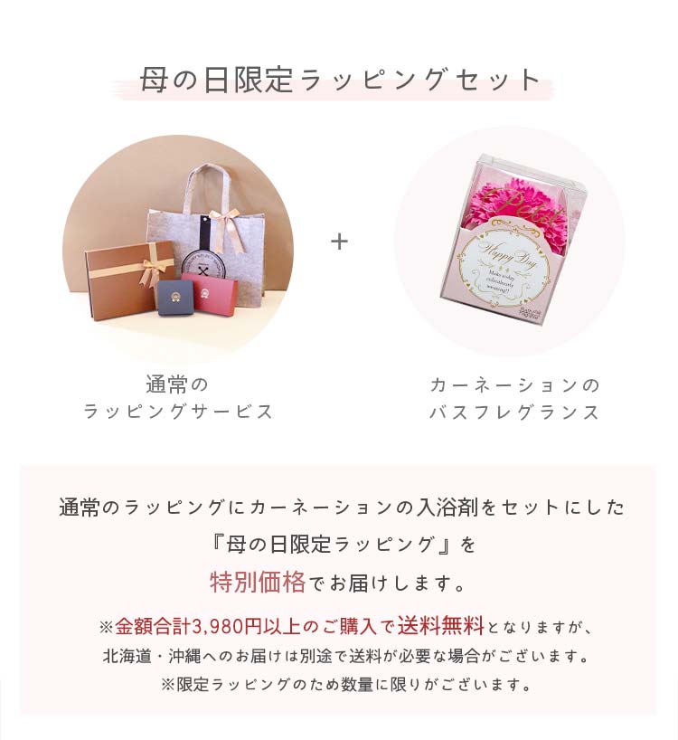 プレゼント ギフト ラッピング カーネーション 付き バスフワラー バスフレグランス 入浴剤 花 母 義母 かわいい 贈り物 (mothersday-wrapr)