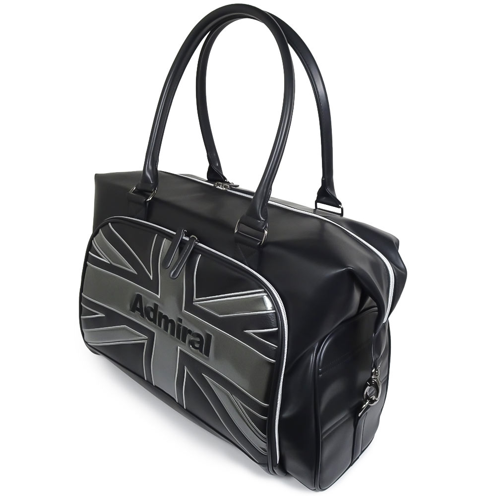 ADMIRAL GOLF (アドミラル ゴルフ) キルティングボストンバッグ [ユニセックス] ADMZ1AB4【BLK(10)／F】ブラック ユニオンジャック 小平智 畑岡奈紗【あす楽】