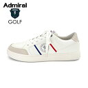 ADMIRAL GOLF アドミラル ゴルフ ゴルフシューズ [ユニセックス] ADMS3A LEICESTER GOLF 【WHT 00 ／23-27cm】 ホワイト スパイクレス 小平智 畑岡奈紗