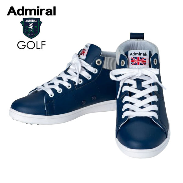 【30%OFF】ADMIRAL GOLF (アドミラル ゴルフ) ゴルフシューズ [ユニセックス] ADMS9F MARHAMーMid【NVY(30)／23-28cm】 ネイビー 軽量 スパイクレス ミッドカット【メール便対応】【ギフト】【ギフト】