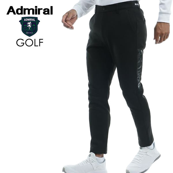 【お買い物マラソン当店ポイント10倍 】【50%OFF】ADMIRAL GOLF アドミラル ゴルフ 9分丈ウォームスウェットパンツ [メンズ] ADMA275 【BLK 10 ／S・M・L・LL・XLサイズ】ブラック ストレッチ …