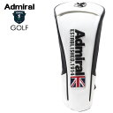 ADMIRAL GOLF (アドミラル ゴルフ) ヘッドカバードライバー用 ユニセックス ADMG2BH2 【WHT(00)／F】 460cc対応 小平智 畑岡奈紗【ギフト】