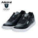 ADMIRAL GOLF アドミラル ゴルフ ゴルフシューズ [ユニセックス] ADMS2A 【BLK 10 ／26-28cm】 ブラック スパイクレスシューズ【メール便対応】【ギフト】