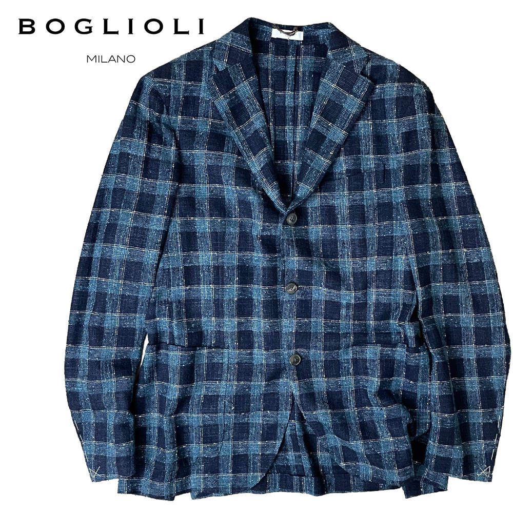 店長特典付き BOGLIOLI K.JACKET リネンジャケット LEON SAFARI
