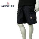 MONCLER (モンクレール) カーゴショーツ  2B0000353A59  ブラック ショートパンツ アウトドア 撥水加工 