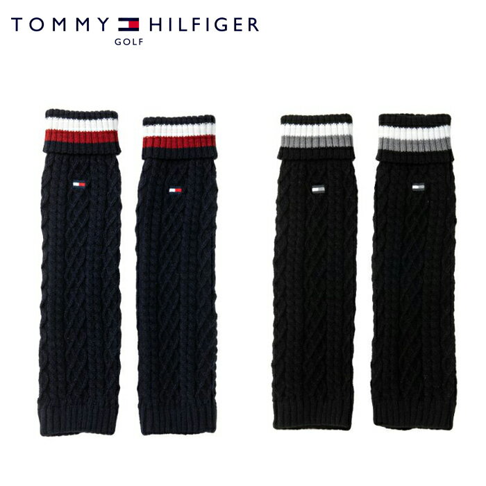 【お買い物マラソン当店ポイント10倍！】TOMMY HILFIGER GOLF (トミーヒルフィガー ゴルフ) ニット レッグウォーマー [レディース] THMB3F63 【BLK/NVY／F】 KNIT LEG WARMER ゴルフウェア プレゼント ギフト 吉田優利