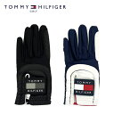 ＼10%OFFクーポン配布中／【店内全品ポイント10倍！】TOMMY HILFIGER GOLF (トミーヒルフィガー ゴルフ) ワンサイズグローブ 片手 左手 [メンズ/レディース] THMG300【TRC/BLK／F】ONE SIZE GLOVE 手袋 ストレッチ フリーサイズ プレゼント ギフト 吉田優利【メール便対応】