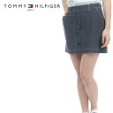 【60%OFF】TOMMY HILFIGER GOLF (トミーヒルフィガー ゴルフ) シャンブレー フロントボタンスカート [レディース] THLA307【NVY／XS・S・Mサイズ】 ネイビー ゴルフウェア