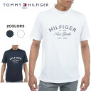 【店内全品ポイント10倍！】【30%OFF】TOMMY HILFIGER GOLF (トミーヒルフィガー ゴルフ) アーチロゴ モックネックシャツ [メンズ] THMA318 【2色／M・L・LL・XLサイズ】ホワイト ネイビー 半袖 ゴルフウェア ハイネック 吸水速乾 抗菌防臭 UVカット 日本製【メール便対応】