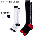 ＼10%OFFクーポン配布中／【店内全品ポイント10倍！】TOMMY HILFIGER GOLF (トミーヒルフィガー ゴルフ) ニーハイソックス [レディース] THMB3S2F【2色／F(23~25cm)】 ホワイト ネイビー 日本製 抗菌 防臭 プレゼント ギフト【メール便対応】