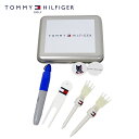 ＼10%OFFクーポン配布中／【店内全品ポイント10倍！】TOMMY HILFIGER GOLF(トミーヒルフィガー ゴルフ) バラエティーセット [ユニセックス] THMG8FM4【SLV(80)／F】ティー マーカー フォーク ペン 缶 ギフト プレゼント【メール便対応】