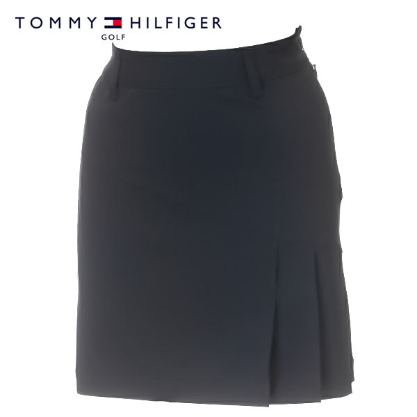 【お買い物マラソン当店ポイント10倍！】【40%OFF】TOMMY HILFIGER GOLF (トミーヒルフィガー ゴルフ) サイドフラッグべーシックスカート [レディース] THLA218【NVY(30)／XS・S・M・Lサイズ】 ネイビー 吸水速乾 ストレッチ 吉田優利 ゴルフウェア