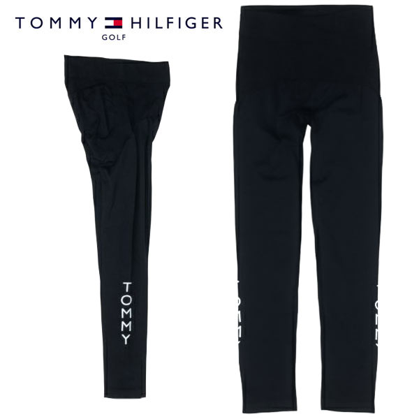 【クーポン利用で10%OFF】TOMMY HILFIGER GOLF(トミーヒルフィガー ゴルフ) レギンス [レディース] THMB1F6F【BLK /Fサイズ】ブラック 日本製 フリーサイズ ゴルフウェア