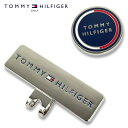 【お買い物マラソン当店ポイント5倍！】TOMMY HILFIGER GOLF (トミーヒルフィガー ゴルフ) マーカー シングル [ユニセックス] THMG2SM2 【SLV(82)／F】シルバー メタル マグネット台座付き 吉田優利 プレゼント ギフト【メール便対応】