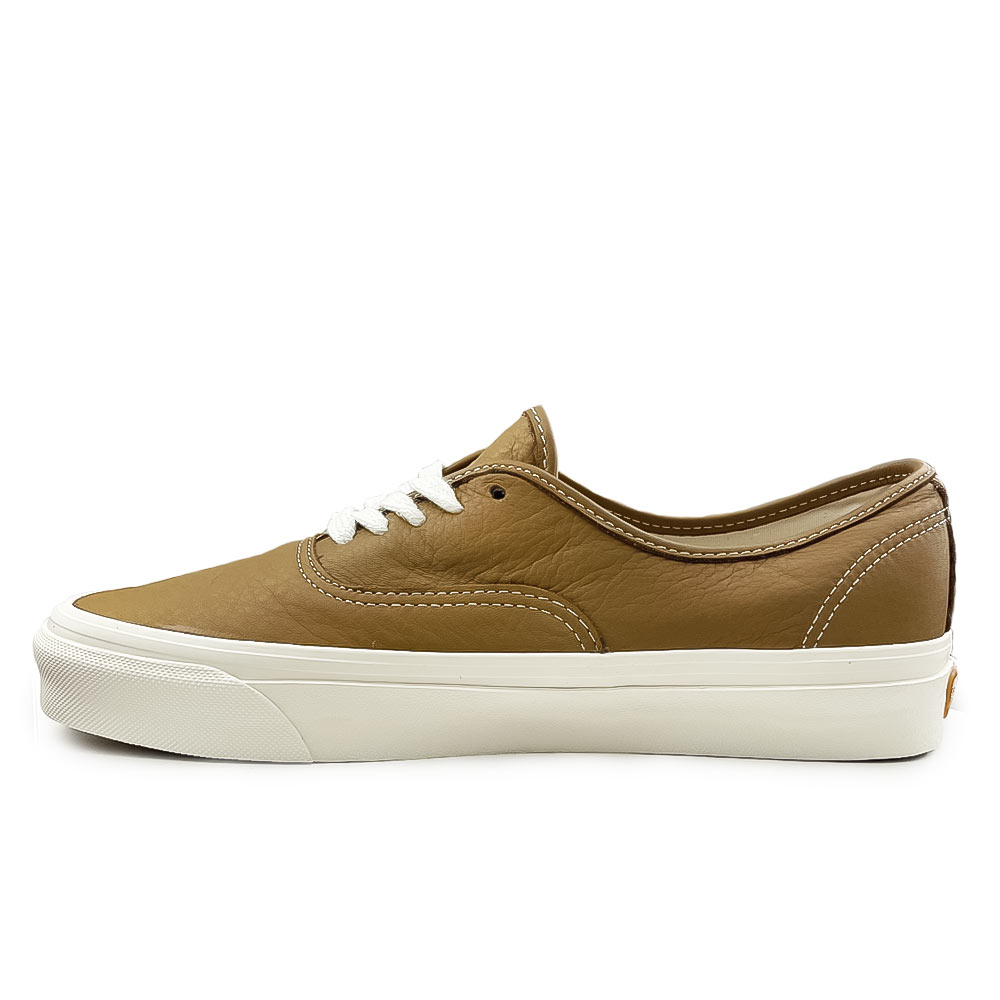 VANS (ヴァンズ) レザー オーセンティック エコセオリー [メンズ] AUTHENTIC 44DX ECO THEORY VN0A54F2BRO 【LEATHER BROWN／26.5cm(US8.5)-28.0cm(US10)】エコレザー ブラウン ECO LEATHER バンズ スニーカー 国内正規品【ギフト】【あす楽】