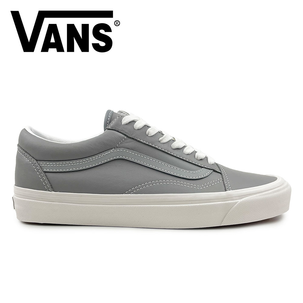 【10%OFF】VANS (ヴァンズ) オールドスクール 36DX レザー [メンズ] OLD SKOOL 36 DX VN0A54F3AXE 【VINTAGE LEATHER/FROST／26.0cm(US8)-28.0cm(US10)】ビンレージレザー フロスト グレー バンズ スニーカー 国内正規品【ギフト】【あす楽】