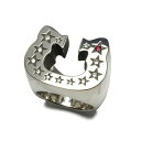 JAM HOME MADE ジャムホームメイド ハローキティ Hello Kitty コラボレーション ホースシューリング -PAVE- / 指輪 メンズ シルバー 925 人気 おすすめ ブランド ダラー コラボ