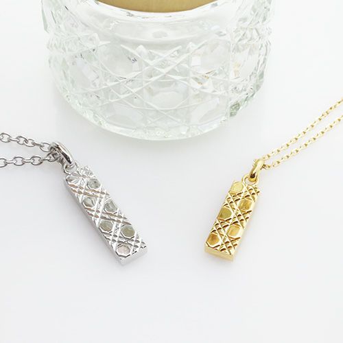 JAM HOME MADE ジャムホームメイド 堀口切子 江戸切子八角籠目文ネックレス / ペアネックレス メンズ レディース ペア シルバー ゴールド 925...