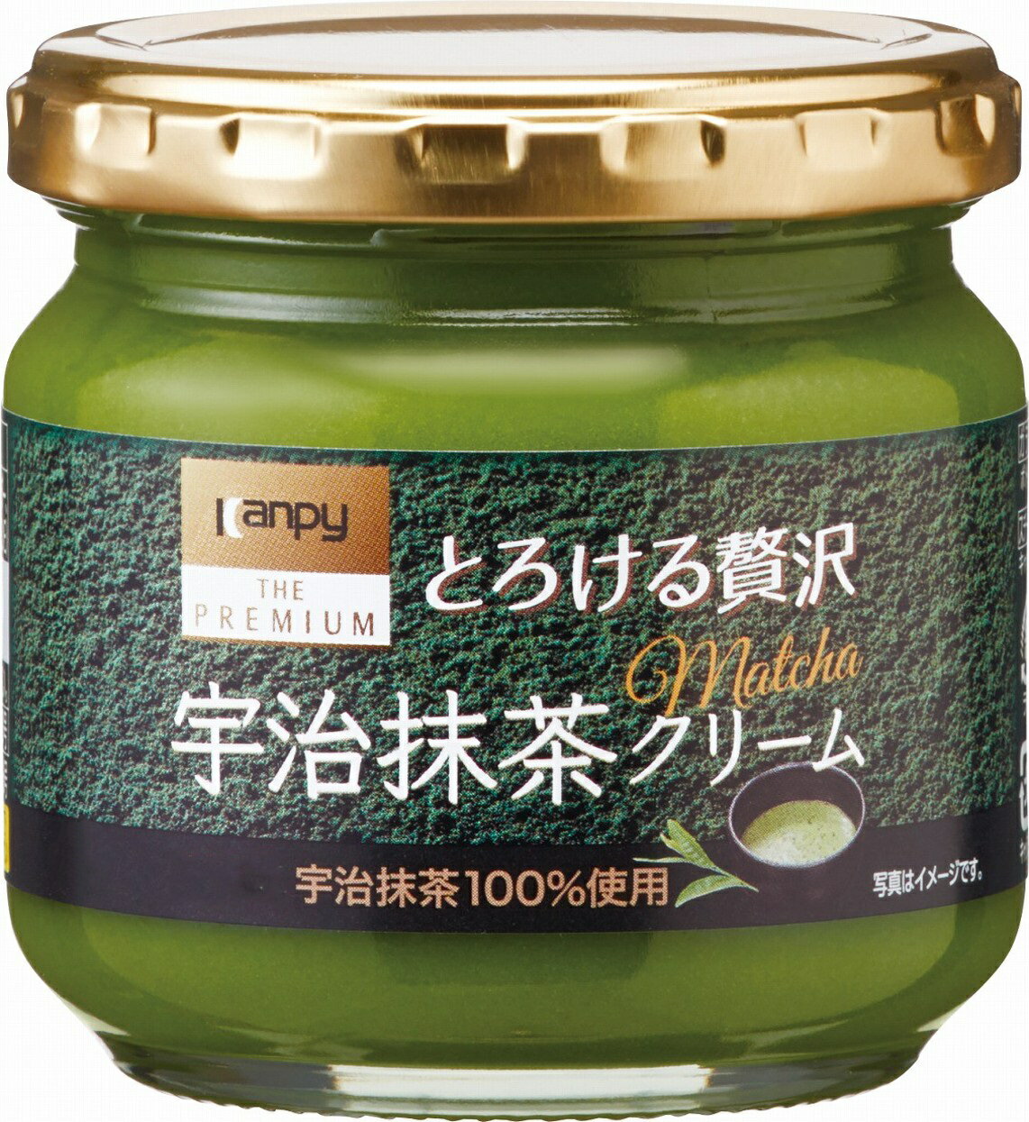乐天商城 - カンピー ザ ・プレミアム とろける贅沢　宇治抹茶クリーム　150g