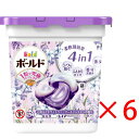 P&G ボールド 洗濯洗剤 ジェルボール4D 心安らぐホワイトラベンダー&ジャスミンの香り 本体 66個 (11個×6箱)