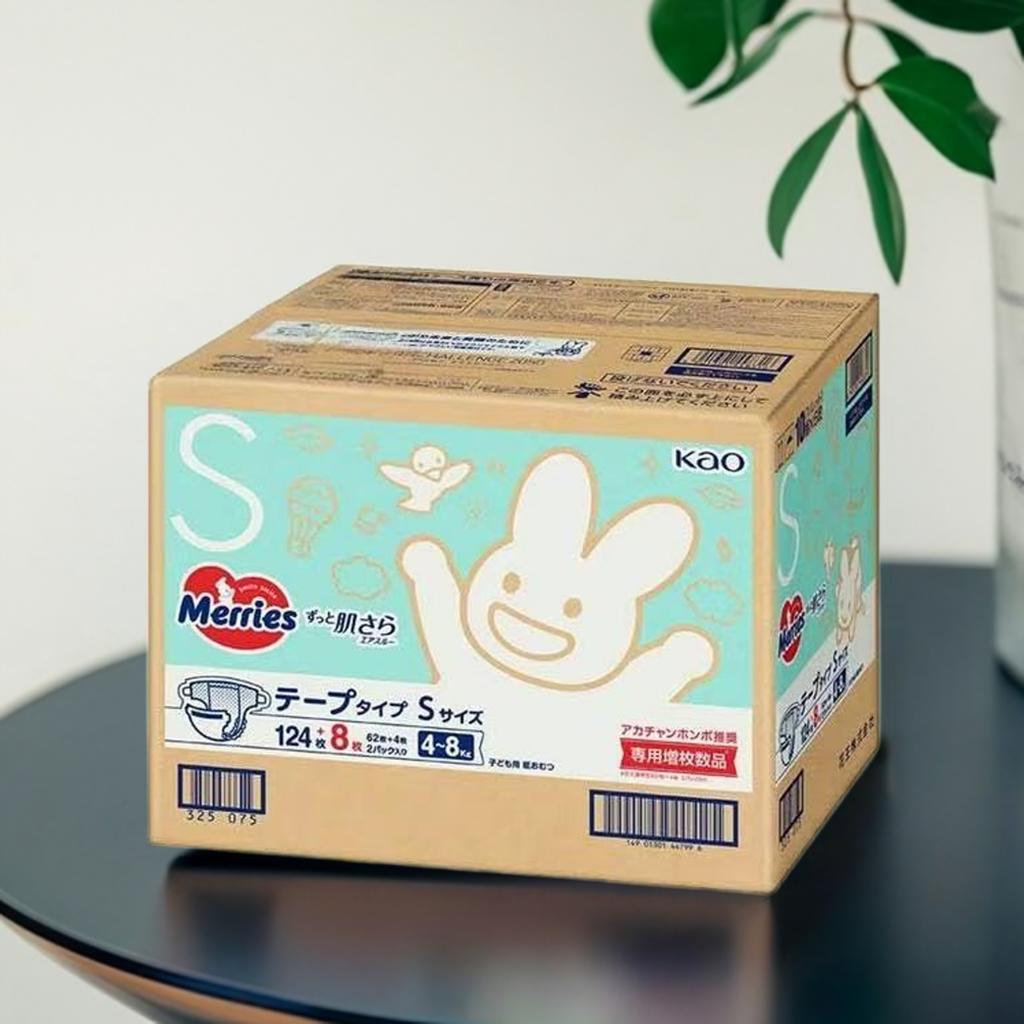 メリーズ オムツ ずっと肌さらエアスルー 枚数増量 テープS132枚