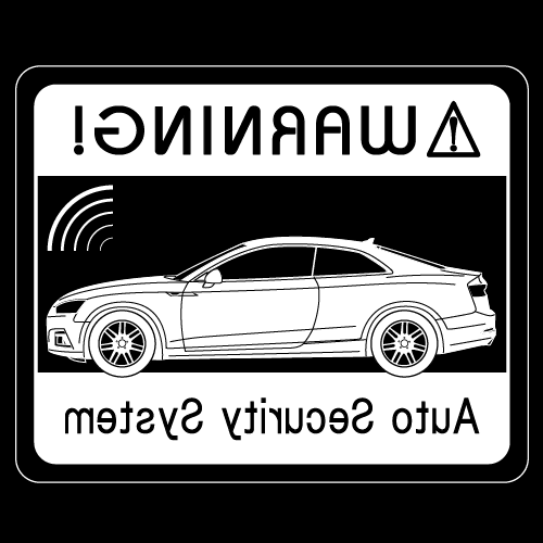 Rakuten - セキュリティステッカー(A5 2代目タイプ)