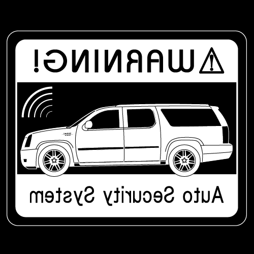 Rakuten - セキュリティステッカー(ESCALADE　ESVタイプ)