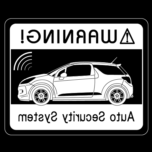 Rakuten - セキュリティステッカー(DS3タイプ)