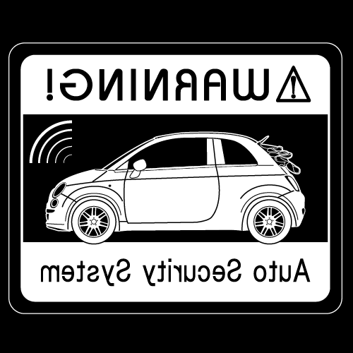 セキュリティステッカー(500Cタイプ)