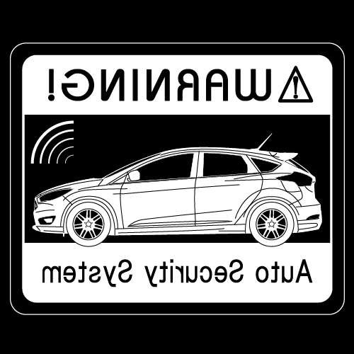 Rakuten - セキュリティステッカー(2015FOCUSタイプ)