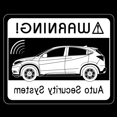 セキュリティステッカー(VEZELタイプ)