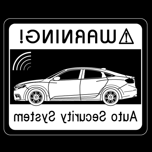 セキュリティステッカー(INSIGHT 3代目タイプ)の商品画像