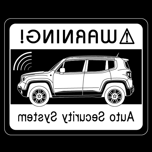 セキュリティステッカー(RENEGADEタイプ)