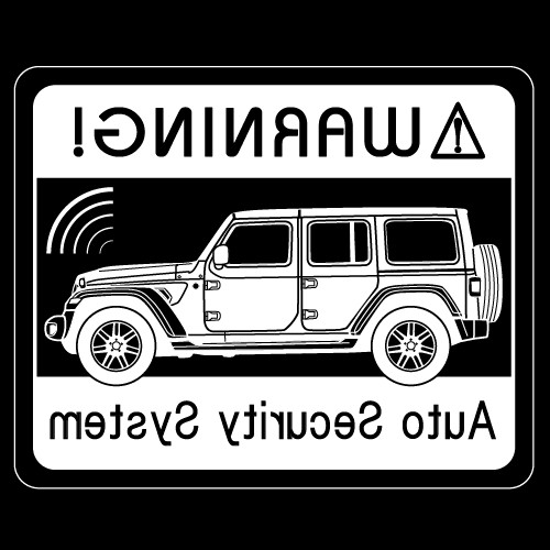 Rakuten - セキュリティステッカー(WranglerUnlimited JLタイプ)