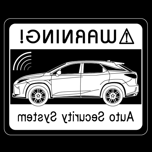 Rakuten - セキュリティステッカー(RX 2015タイプ)