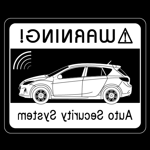 Rakuten - セキュリティステッカー(AXLEA Sportタイプ)