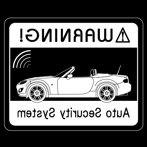 セキュリティステッカー(ROADSTER NCタイプ)