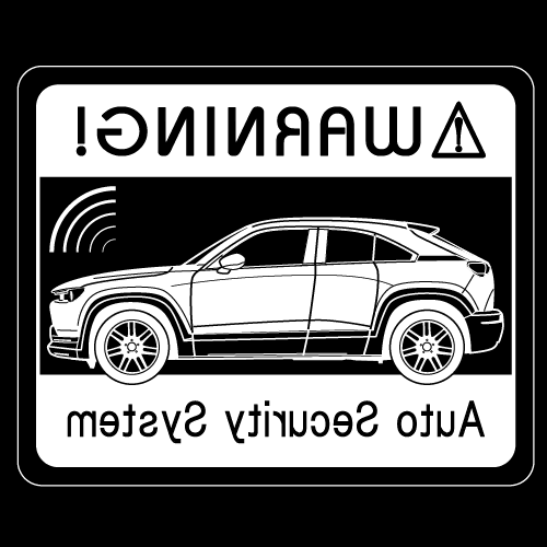 Rakuten - セキュリティステッカー(MX-30タイプ)