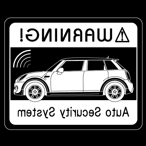 セキュリティステッカー(MINI 5doorタイプ)