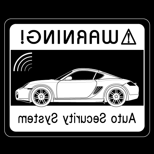 Rakuten - セキュリティステッカー(Caymanタイプ)