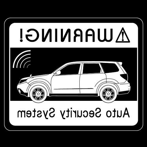 セキュリティステッカー(Forester SHタイプ)