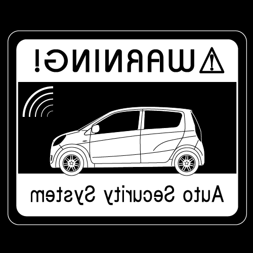 セキュリティステッカー(PLEOタイプ)