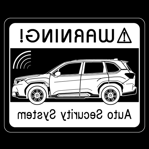 Rakuten - セキュリティステッカー(LAYBACKタイプ)