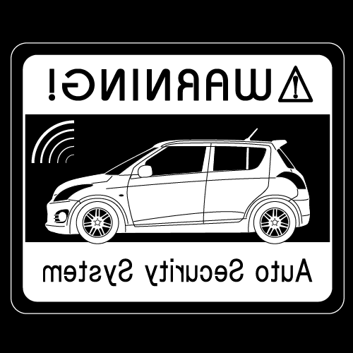 セキュリティステッカー(Swift SPORTタイプ)