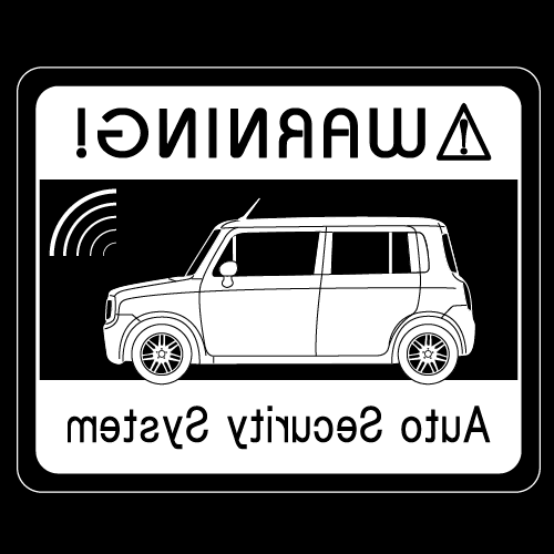 Rakuten - セキュリティステッカー(LAPINタイプ)