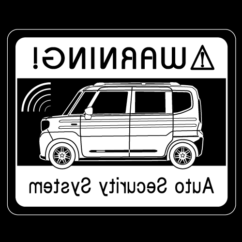 Rakuten - セキュリティステッカー(Spacia GEAR2代目タイプ)