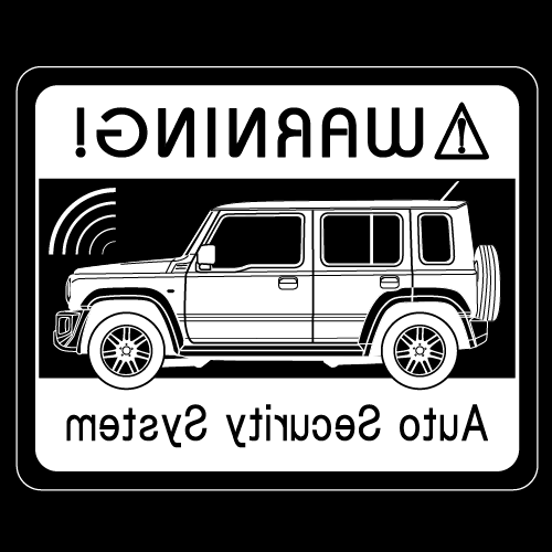 セキュリティステッカー(Jimny NOMADEタイプ)