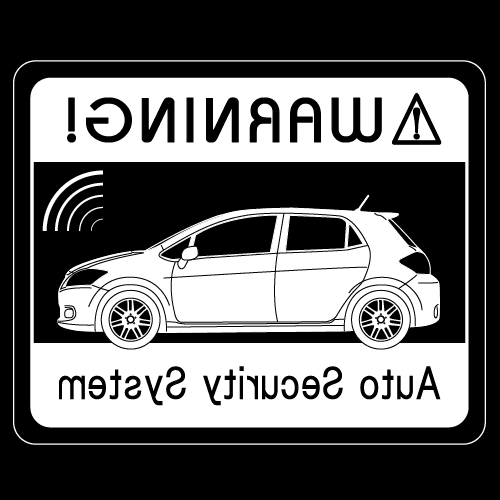 Rakuten - セキュリティステッカー(AURIS E15#Hタイプ)